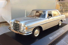 1/43 MINICHAMPS Mercedes 300 SEL, 1968 . fast sports sedan, silver mint+++!