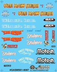 Slixx 8087 Gasser Mini Sheet #61 decal