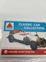 Citgo Classic Car Collection Packard Roadster 1930 model kit