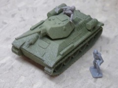 MIR / Roco Minitank Compatible WWII Russian T-34/76 & Airfix Soldiers Lot#7415B©