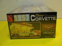 AMT 1016 1957 Chevy Corvette in Aqua KIT 1/25 Sealed