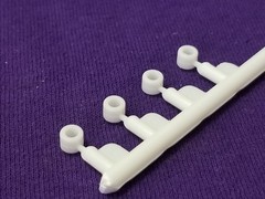2021 Dodge Charger WHEEL RETAINERS from 1:25 AMT Model Kit
