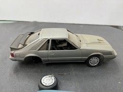 C6 MPC Ford Mustang SVO FOX BODY built Vintage Car model 1/25 McM.