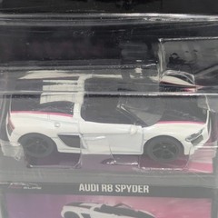 Jada Pink Slips Audi R8 Spyder White 1:64 Diecast Car Collectible Model