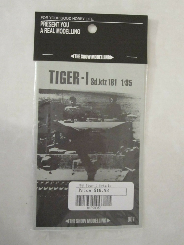 The Show Modelling -Tiger I Sd.kfz 181 Photoetched Detail Kit 1/35 Kit No. 007