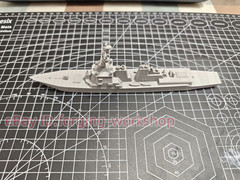 3Dprinting 1/700 Us Navy Arleigh Burke-class guided-missile destroyer Unpainted