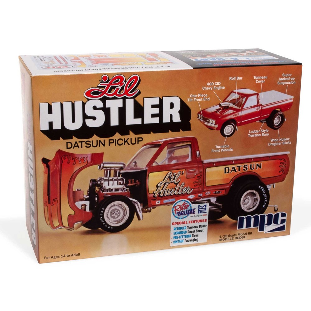 MPC 1975 Datsun Pickup Li’l Hustler 1/25 MPC982 Plastics Car/Truck 1/24 1/25