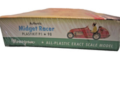 VINTAGE 1995 MONOGRAM AUTHENTIC SCALE ” MIDGET RACER ” PLASTIC MODEL KIT P1*98