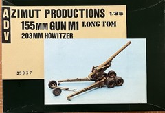ADV Azimut Productions 1/35th Scale 203mm Howitzer Long Tom Model Resin Kit