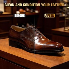 Lansinlife Leather Boot Care Kit 7-In-1 Saddle Soap Mink Oil For Leather
