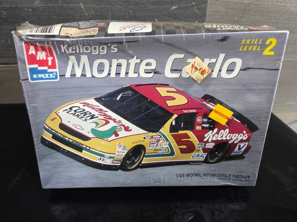 VINTAGE SEALED AMT ERTL KELLOGGS MONTE CARLO 1/25 SKILL 2 MODEL