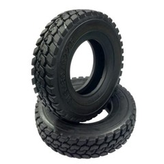 Eagle Model All-Train Tire Set for Tamiya 1/14 Trailer Truck (2 Pieces) BT-T01F2