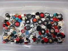MPC, Revell or AMT Tires, Hubcaps and Parts Lot