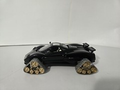 1-24 Testors Silver Series Die Cast Metal Pagani Zonda C12 W/Traxs New Build