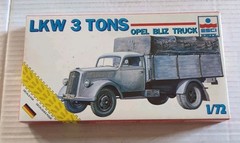 ESCI Ertl LKW 3 Tons OPEL BLIZ TRUCK Complete Model Kit 1/72 #8355