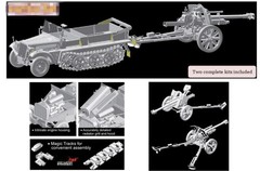 DRAGON 6939 Sd.Kfz/10 Ausf.A w/10.5cm leFH18/40 Model