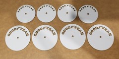 1/12 Tamiya Martini Brabham BT44B Tamiya Goodyear Tyre Tire Stencils Templates
