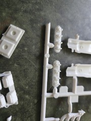 Revell 1/24 L.A.P.D. Camaro model Engine Parts V98E