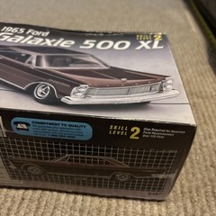 1965 Ford Galaxie 500 XL Plastic AMT 6467 Model Kit 1:25 Scale Never Built