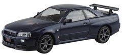 Aoshima Bunka Kyozaisha 1/32 Raku Plastic Snap Kit No.12-MP Nissan R34 Skyline G