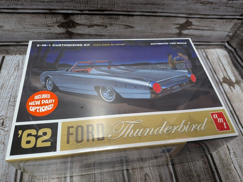 AMT ’62 Ford Thunderbird Customizing Model Kit Sealed