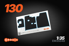 1:35 3D Interior Detail Set Floor Mats for ZIL 130 Zvezda 3712