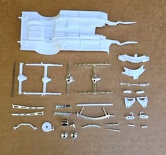 AMT 1/25 1955 CHEVY BEL AIR SEDAN CHASSIS AND RELATED PARTS
