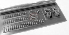 MJ Miniatures 1/35 Light Guards, Handles & Holders M3 / M16 Half-track MJEZ35011
