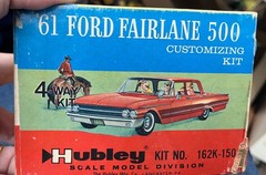 Hubley 162k 1961 Ford Fairlane Sedan 4 door Vintage 1/25 McM KIT