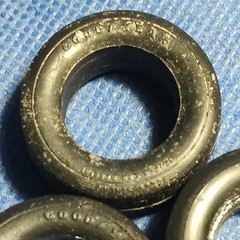 🌟 Goodyear Bluestreak Tires 1:24 or 1:25 Scale 1000s Model Car Parts 4 Sale