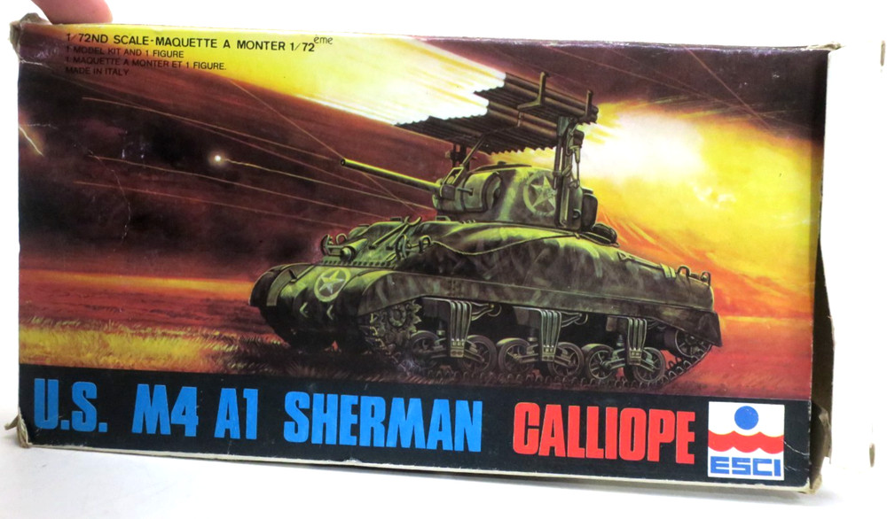 ESCI 1/72 U.S. M4A1 Sherman Calliope Model Kit #8059
