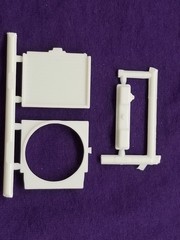 Diamond REO Truck Tractor RADIATOR , SURGE TANK & SHROUD for 1:25 AMT Model Kit