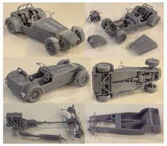 1/24 Super Seven Easy kit Item LFM#09 LAKE FRONT MODEL From Japan