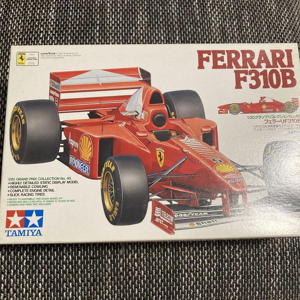 Tamiya 1/20 Ferrari F310B Formula Model Kit Unassembled Collector’s Item