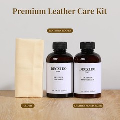 Decxido Leather Care Kitleather Cleaner And Leather Moisturizerleather Care Set