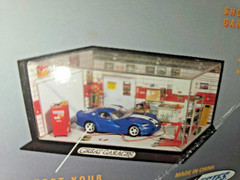 GREAT GARAGES DISPLAY KIT 1:43 SCALE RED DODGE VIPER,GARAGE,COMPLETE TOOL SET