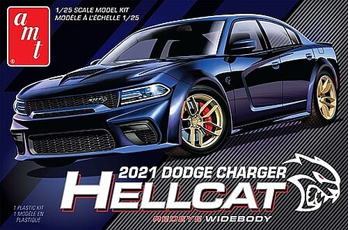 AMT Charger Hellcat Redeye Widebody – Plastic Model Car Kit – 1/25 Scale