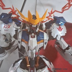 [PRICE REDUCED] PG Barbatos Custom Painted Gunpla Urethane High Gloss Metallic