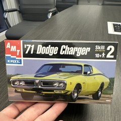 Amt model car kit 71 Dodge Charger 30053 Sealed