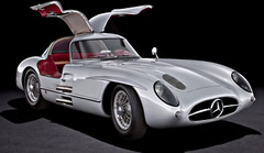 Mercedes-Benz Race 1950sl Car Classic Custom Built Metal Model 1:12 Large Scale
