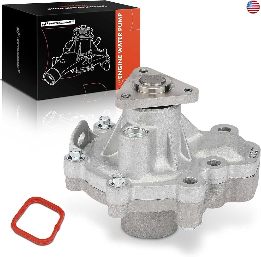 A-Premium Engine Water Pump with Gasket Compatible with Mazda 3 Sport 2012-2018
