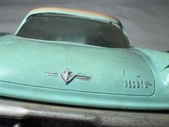 Vintage 1959 Promo Chrysler DeSoto Fireflite Friction Jo-Han Models Aqua Color