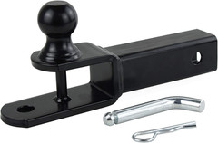 3 in 1 ATV/UTV Towing Hitch Receiver 64208 Ball Mount Adapter with 1 7/8 Inch Ba