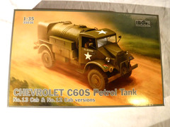 1/35 IBG Models Chevrolet C60S Petrol Tank Truck # 13 Cab & #12 Cab Ver. # 35036