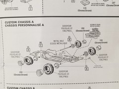 PAD PRINTED GOODYEAR TIRES from 69 Ford Torino AMT 1:25 Model Kit