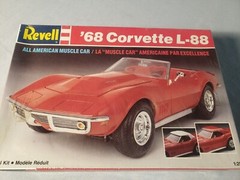 Vintage REVELL ’68 CORVETTE L-88 NEW OLD STOCK FACTORY SEALED MINTY 1988