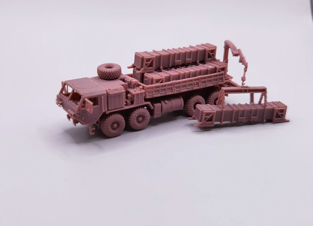 1/72/87/144 M977 Patriot ammunition resupply vehicle model Kit 3D Printed
