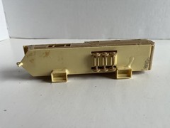 BACHMANN – HO Scale – TRAVEL TRAILER – Camper Caravan- Tan/Yellow – Vintage!