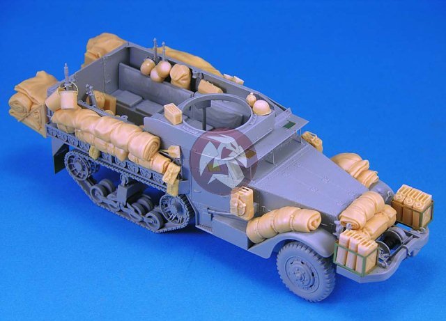Legend 1/35 US M3A1 Half-track Stowage and Accessories Set WWII [Resin] LF1190