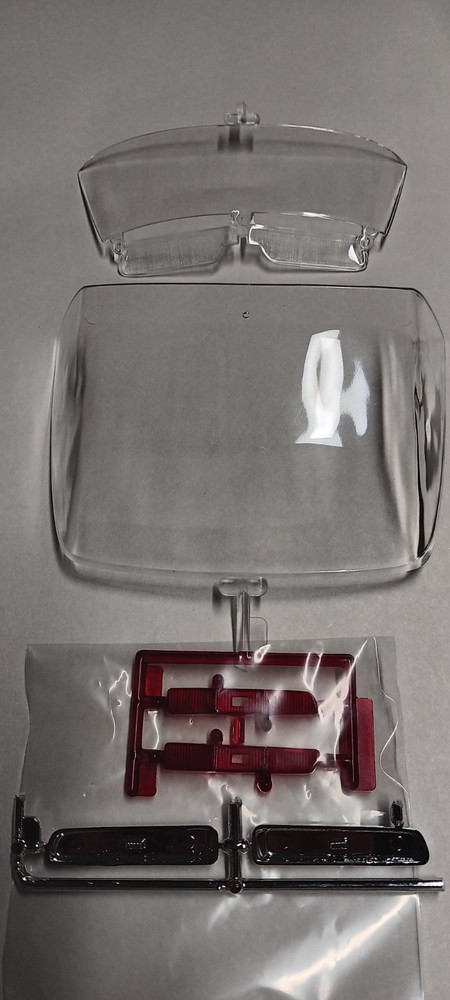 69 1969 Chevy Camaro Z28 1/12 Glass Windshield Clear Amber Tail Lamps Revell